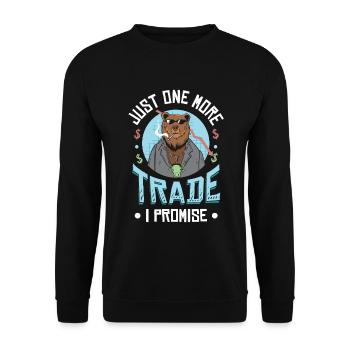 Plus qu’un seul échange que je promets - Sweat-shirt Unisexe - noir - Devant - Alina (178cm) & Michal (187cm)