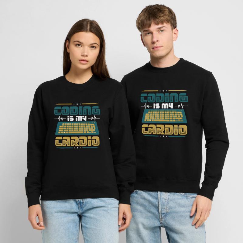 Coding Is My Cardio, Code Programmer Unisex Sweatshirt