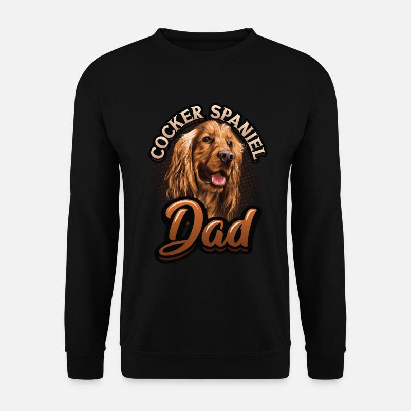 Cocker Spaniel Dad - Unisex Sweatshirt - black