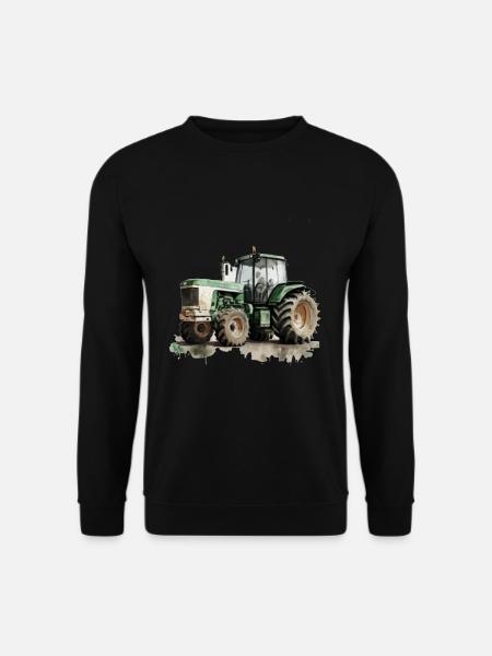 Traktor - Traktor - Landwirt - Landwirt - Unisex Pullover - Schwarz