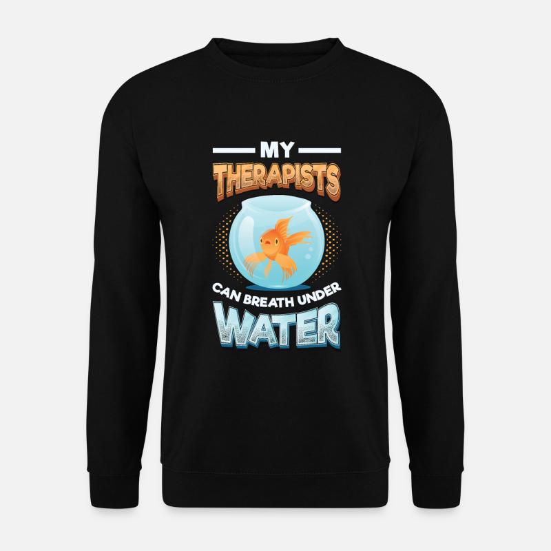 Fun fish keeping, fish keepers - Unisex Sweatshirt - black