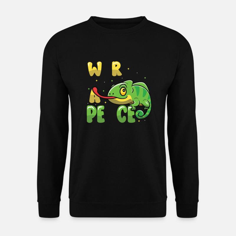 Peace Cameleon, Peace Movement - Unisex Sweatshirt - black