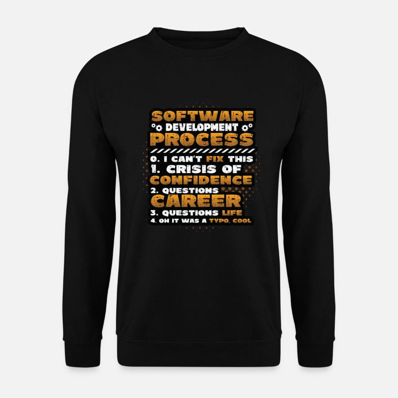 Software-Entwicklungsprozess, Programmierung - Unisex Pullover - Schwarz