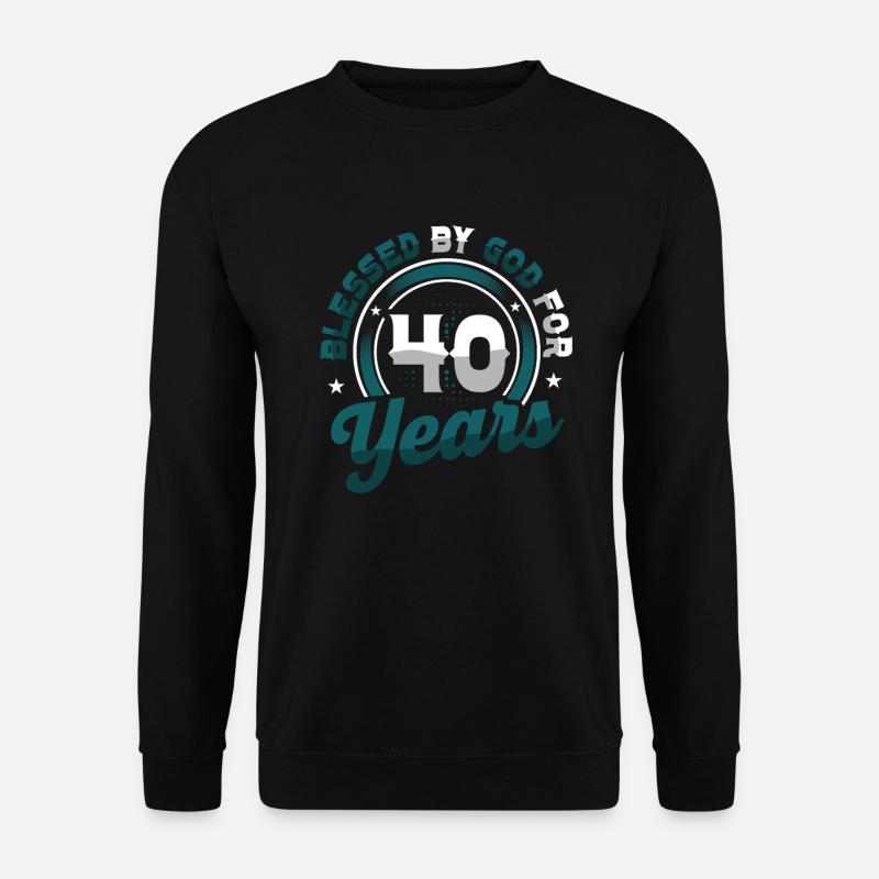 Von Gott Gesegnete Ordensleute Seit 40 Jahren - Unisex Pullover - Schwarz