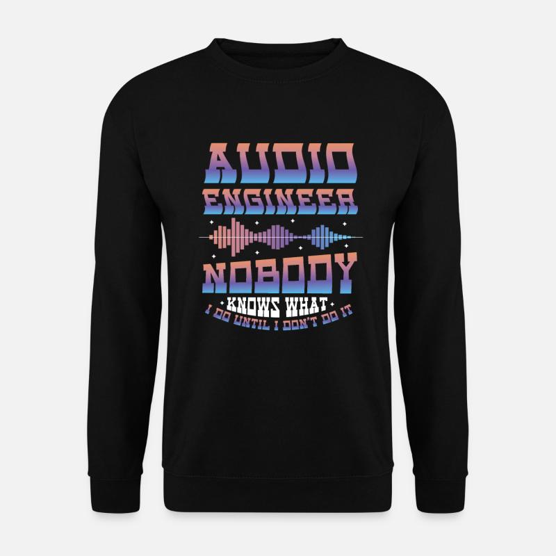 Tontechniker - Unisex Pullover - Schwarz