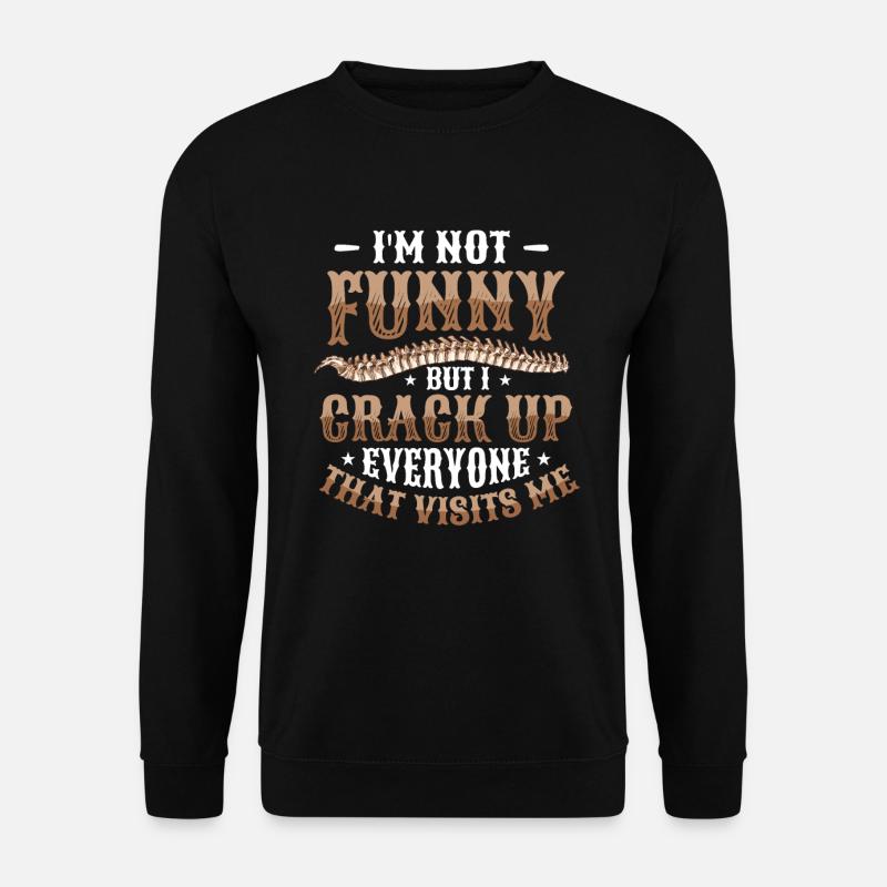 Je ne suis pas drôle - Sweat-shirt Unisexe - noir