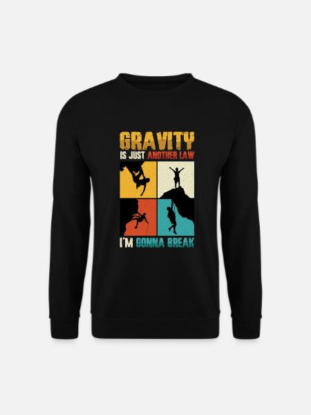 Bloc anti-gravité, escalade - Sweat-shirt Unisexe - noir