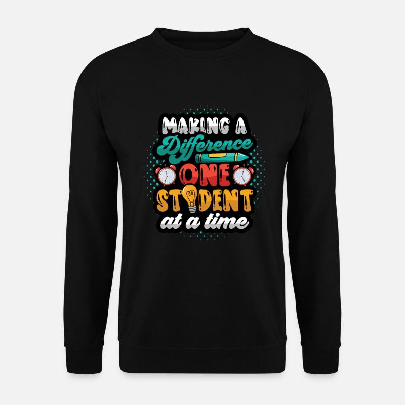 Making a difference - Unisex Sweatshirt - black