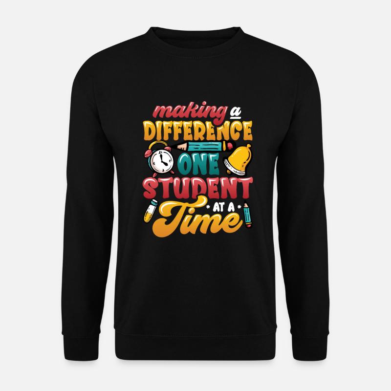 Making a difference - Unisex Sweatshirt - black
