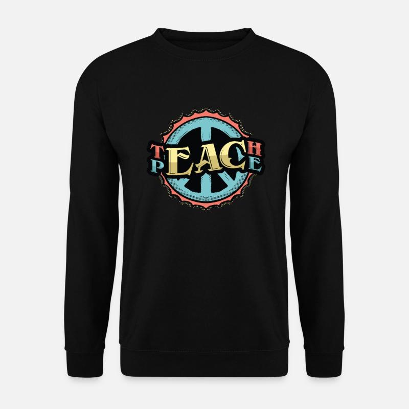 Frieden Lehren - Unisex Pullover - Schwarz