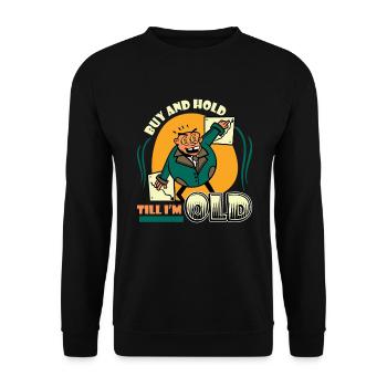 Achète et garde jusqu’à ce que je sois vieux - Sweat-shirt Unisexe - noir - Devant - Alina (178cm) & Michal (187cm)