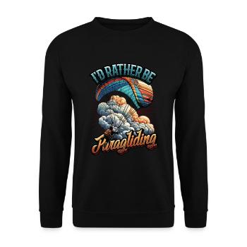 Parachutisme Parachutisme Parapente - Sweat-shirt Unisexe - noir - Devant - Alina (178cm) & Michal (187cm)