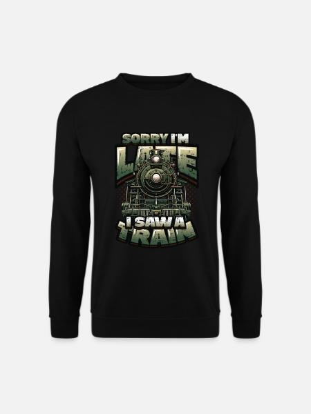 Trainspotting Train Lovers Trains - Unisex Sweatshirt - black