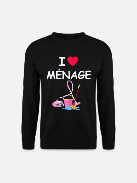Humor räumt auf - Unisex Pullover - Schwarz