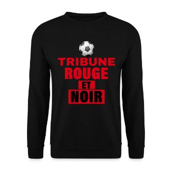 Cadeau Fierté Homme Rennes Supporter Match De Foot - Sweat-shirt Unisexe - noir - Devant - Alina (178cm) & Michal (187cm)
