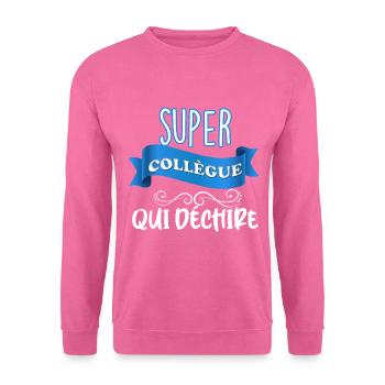 Super colleague who rocks man or woman retirement - Unisex Sweatshirt - pink - Front