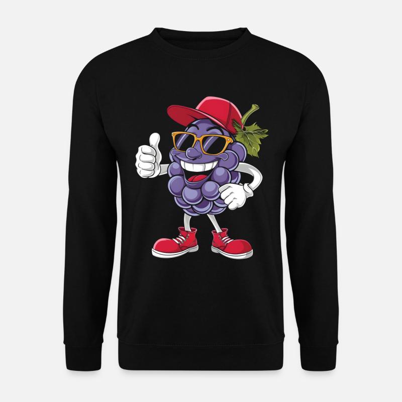 Trauben - Unisex Pullover - Schwarz