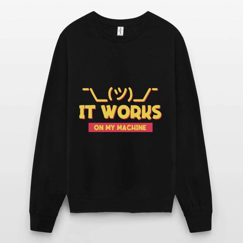 Assistance informatique et programmeur blague pour coder Sweat-shirt Unisexe