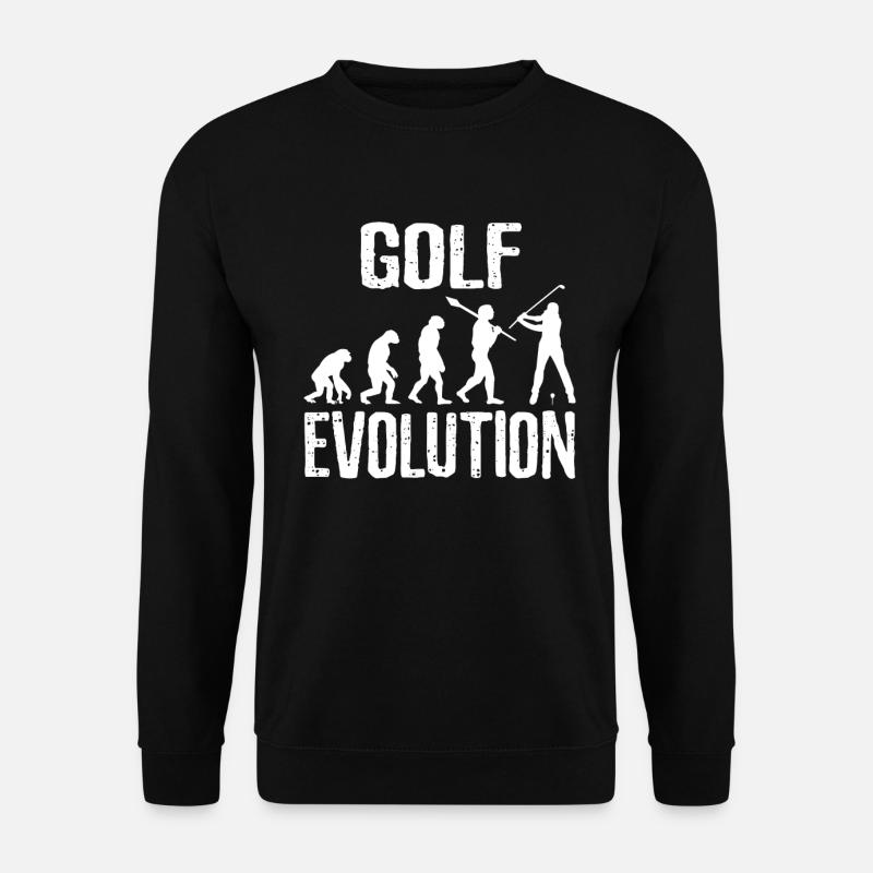 Evolution du golf - Sweat-shirt Unisexe - noir