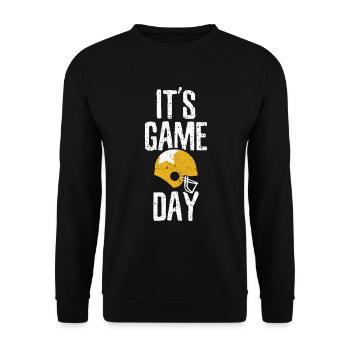 Football américain - Sweat-shirt Unisexe - noir - Devant - Alina (178cm) & Michal (187cm)