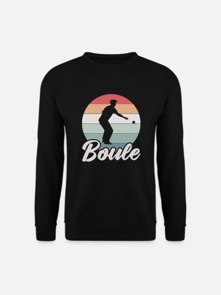 Boule Pétanque Boccia Gift - Unisex Sweatshirt - black