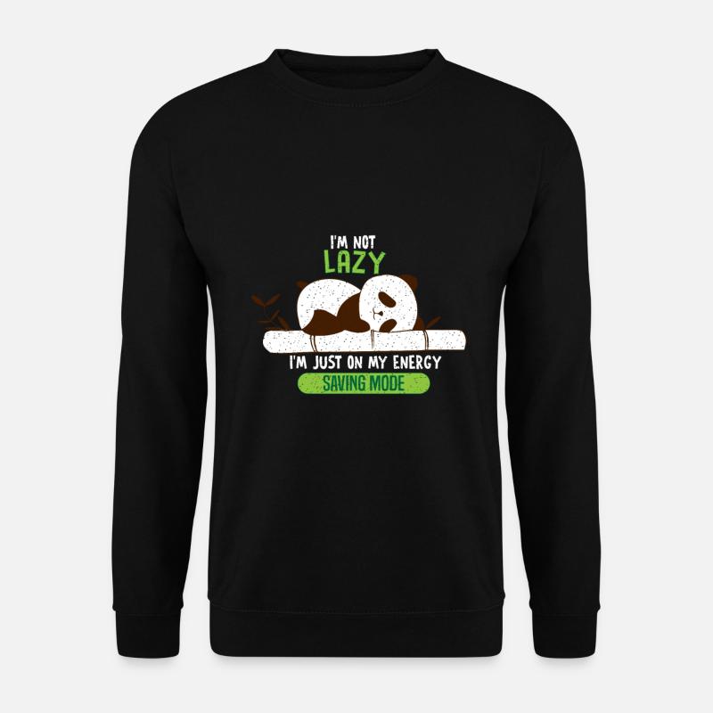 Panda - Unisex Pullover - Schwarz