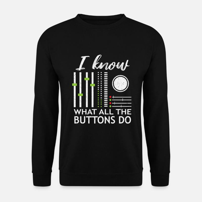 DJ - Unisex Sweatshirt - black