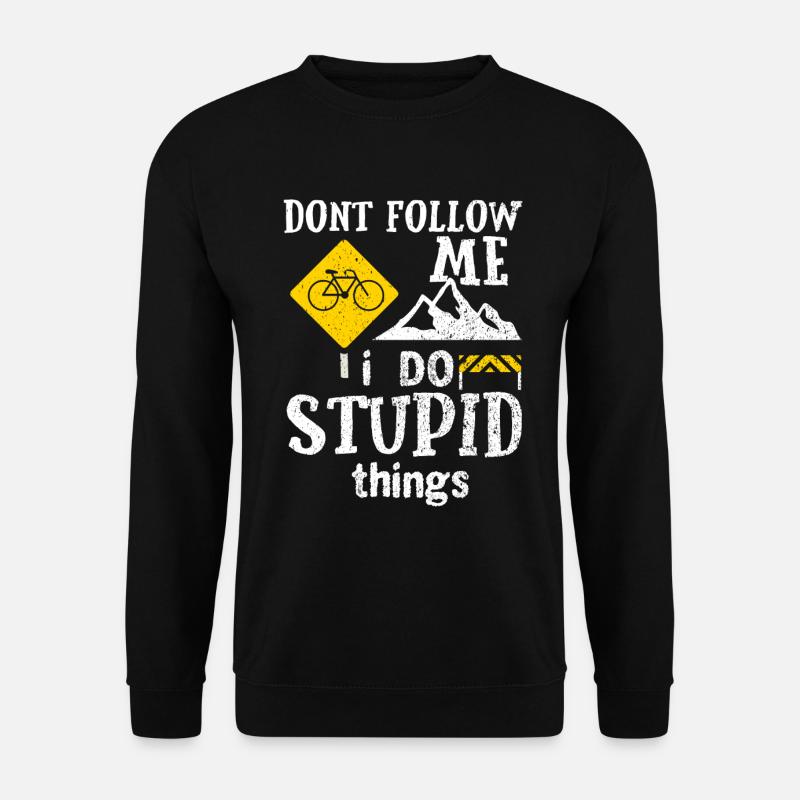 Mountainbiker Mountainbike Mountainbiken Geschenk - Unisex Pullover - Schwarz
