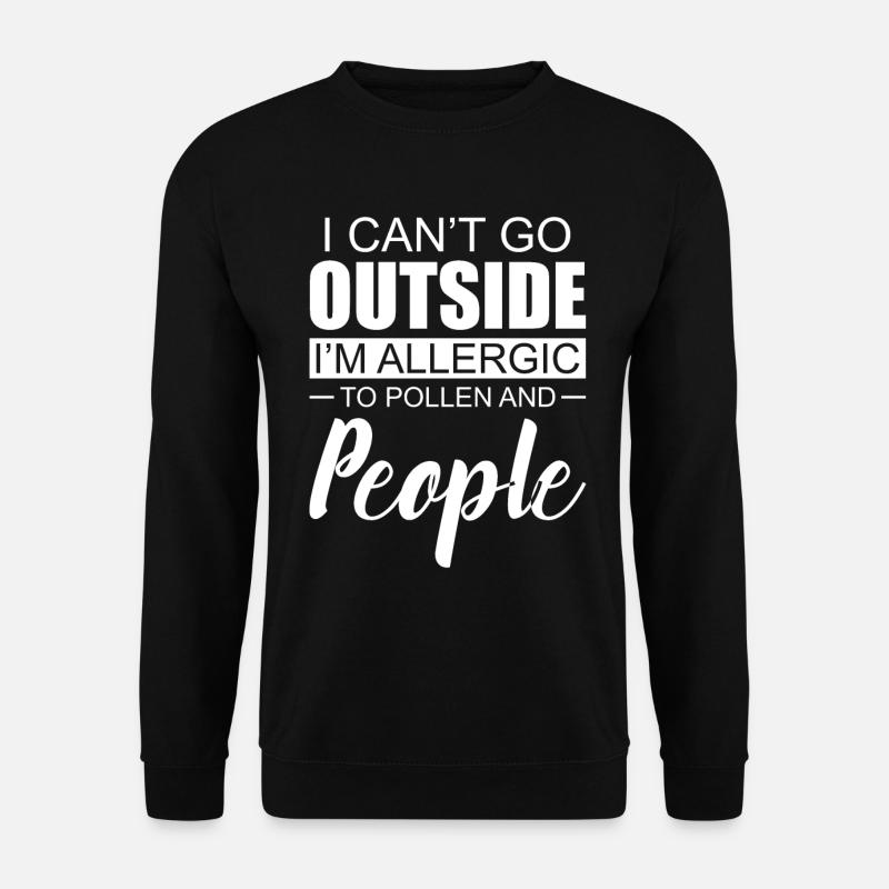 Allergie - Unisex Pullover - Schwarz