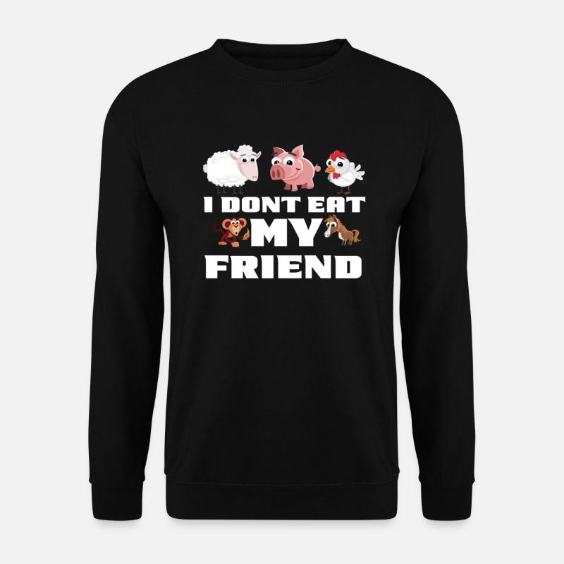 Vegan - Unisex Pullover - Schwarz