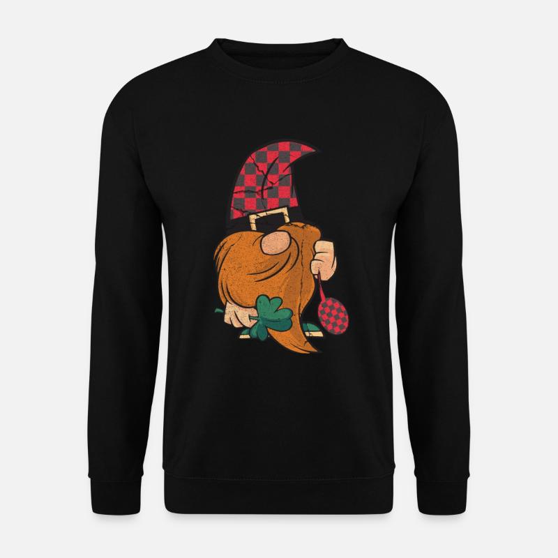 Gnom Zwerg Zwerge Kobold Kobolde Fee Elf Geschenk - Unisex Pullover - Schwarz