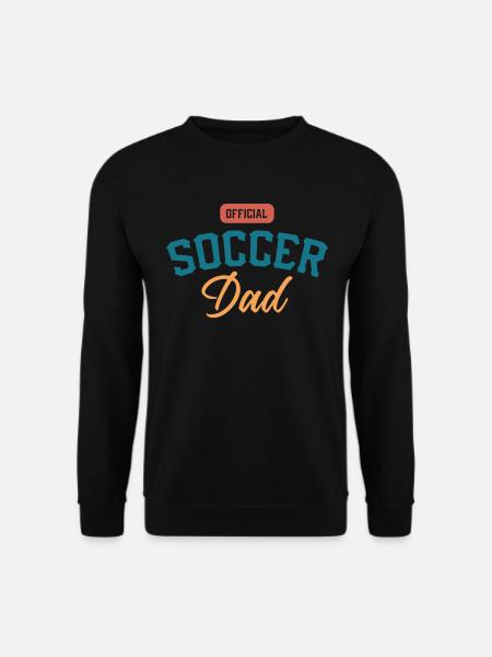 Official Soccer Dad Fußball Spielender Vater Papa - Unisex Pullover - Schwarz