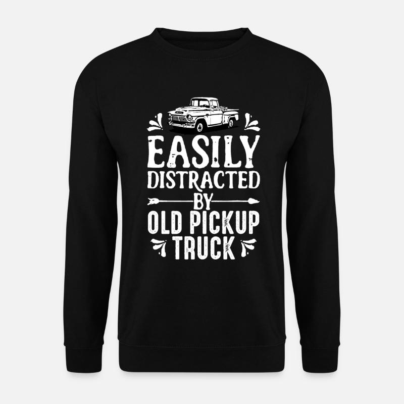 Trucker Pickup-Trucks Trucker-Spruch Geschenk - Unisex Pullover - Schwarz