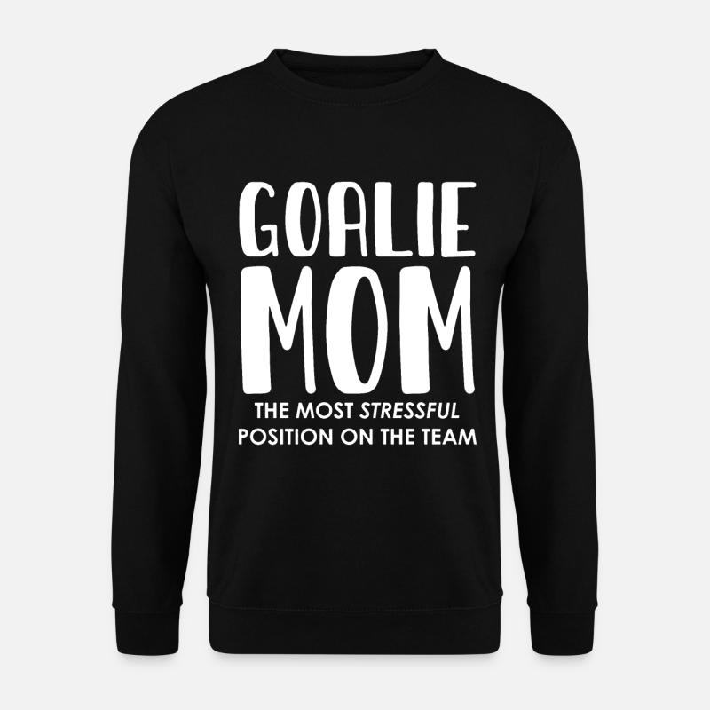 Frauen Mutter Mama Fußball Torwart Keeper Fußball - Unisex Pullover - Schwarz
