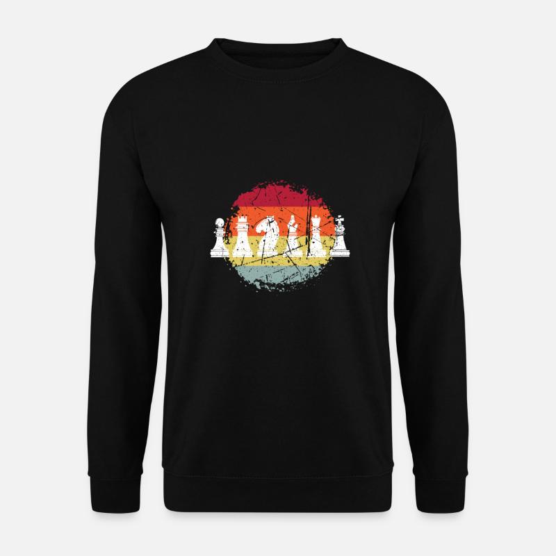 Jeu d’échecs d’échecs - Sweat-shirt Unisexe - noir