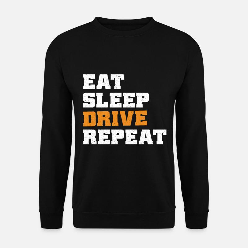 Manger Sleep Drive Répéter - Sweat-shirt Unisexe - noir