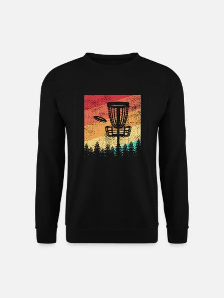 Disc Golf Retro - Unisex Sweatshirt - black