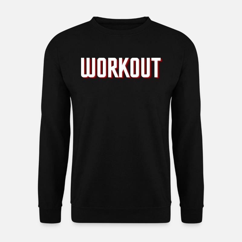 Workout - Unisex Sweatshirt - black