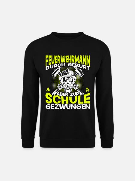 Feuerwehrmann Jugendfeuerwehr Freiwillige Feuerweh - Unisex Pullover - Schwarz