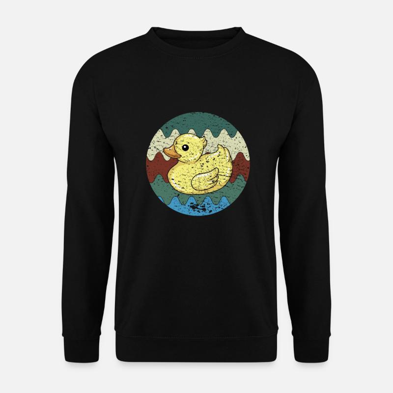 Bath Duck Retro - Unisex Sweatshirt - black