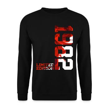 44TH BIRTHDAY 44 YEARS LIMITED EDITION 1982 - Unisex Sweatshirt - black - Front - Alina (178cm) & Michal (187cm)