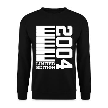KLAVIER 22. GEBURTSTAG PIANO LIMITED EDITION 2004 - Unisex Pullover - Schwarz - Vorne - Alina (178cm) & Michal (187cm)