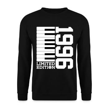 KLAVIER 30. GEBURTSTAG PIANO LIMITED EDITION 1996 - Unisex Pullover - Schwarz - Vorne - Alina (178cm) & Michal (187cm)