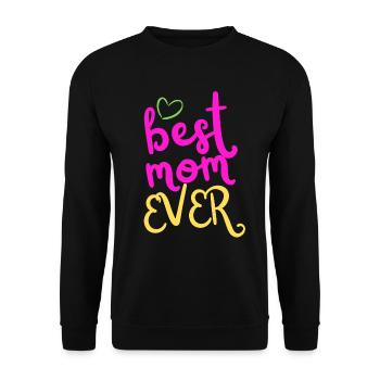 Meilleure maman de tous les temps - Mother’s Day Design - Sweat-shirt Unisexe - noir - Devant - Alina (178cm) & Michal (187cm)