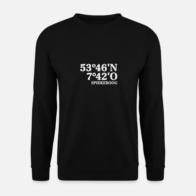 Spiekeroog - Unisex Pullover - Schwarz
