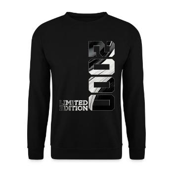 LIMITED EDITION 2000 26TH BIRTHDAY - Unisex Sweatshirt - black - Front - Alina (178cm) & Michal (187cm)