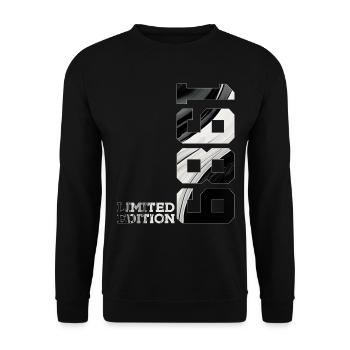LIMITED EDITION 1989 37TH BIRTHDAY - Unisex Sweatshirt - black - Front - Alina (178cm) & Michal (187cm)