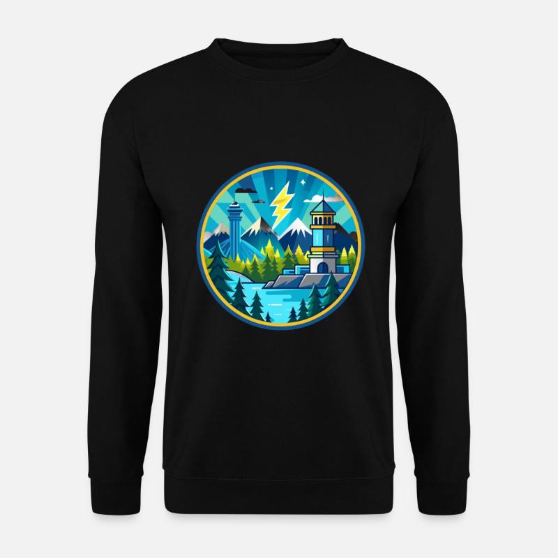 Thunder Bay - Unisex Pullover - Schwarz