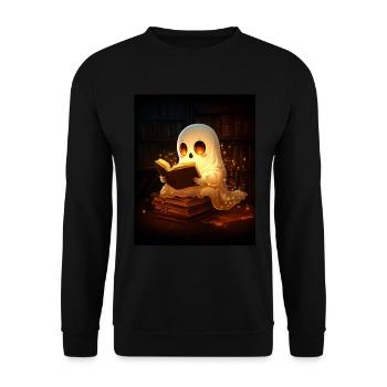 Cadeau d’Halloween Femmes Hommes Enfants Décoration - Sweat-shirt Unisexe - noir - Devant - Alina (178cm) & Michal (187cm)