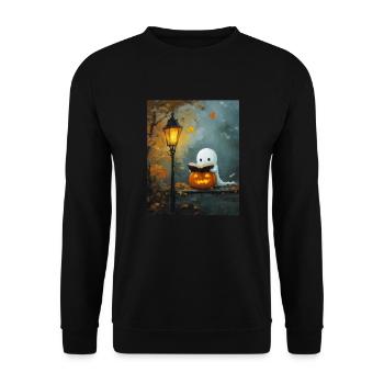 Cadeau d’Halloween Femmes Hommes Enfants Décoration - Sweat-shirt Unisexe - noir - Devant - Alina (178cm) & Michal (187cm)